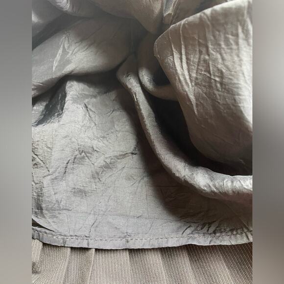 Cynthia Steffe Womens 10 Skirt Dark Eyelet Ruffle Pleated Preppy Acadamia Witchy - Picture 7 of 8